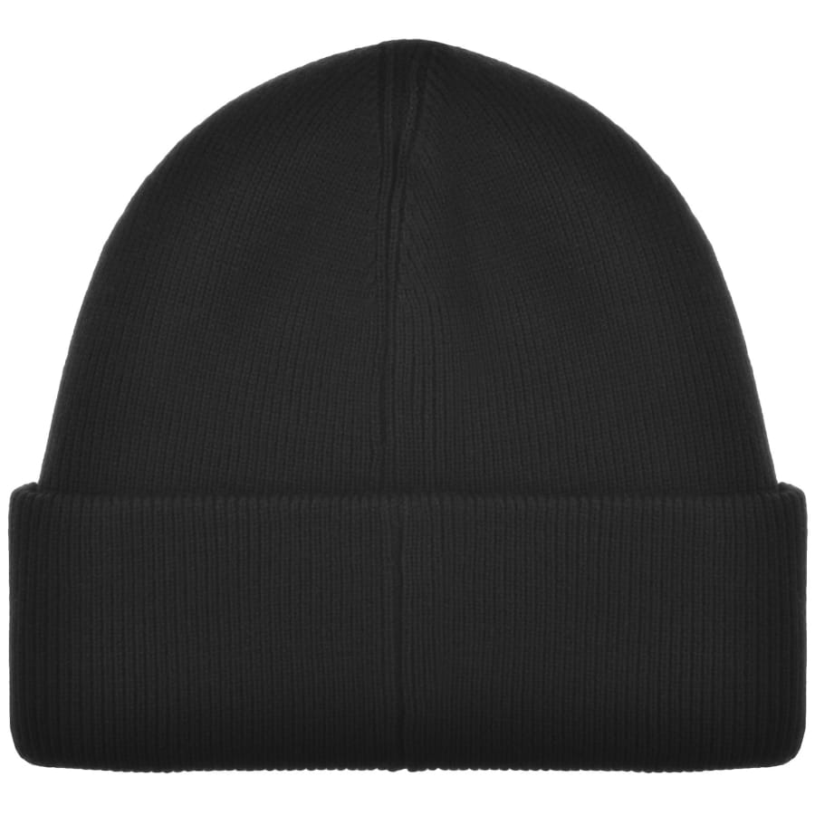 Moose Knuckles Logo Icon Wool Beanie Black | Mainline Menswear United States